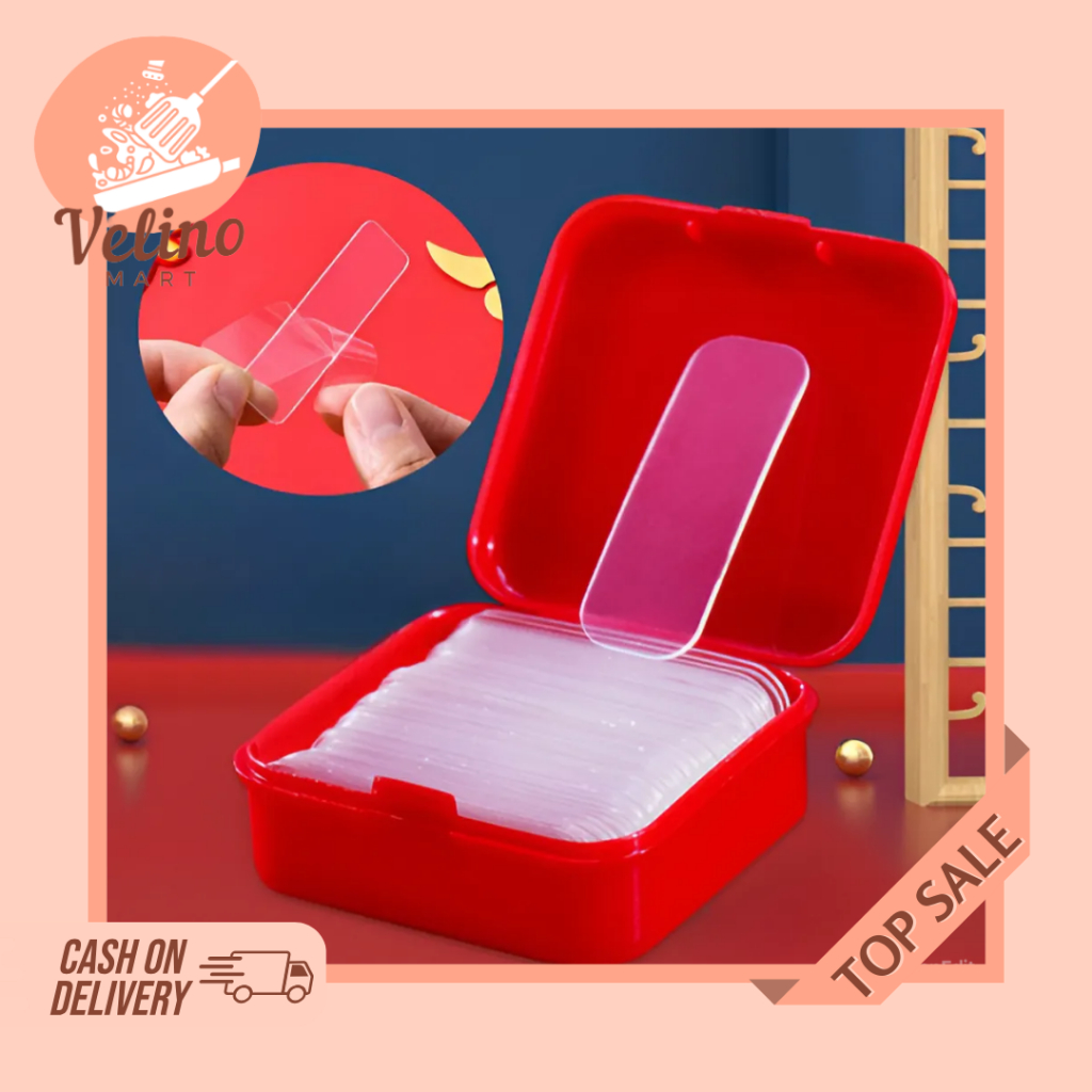 Double Tape Gel Serbaguna / Double Tape Transparan 2 Sisi / Double Tape Nano Tape Perekat