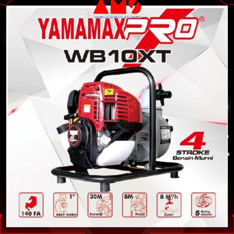 POMPA BENSIN / POMPA ALKON / POMPA IRIGASI AIR 1 INCH 4 TAK WB 10 XT YAMAMAX PRO