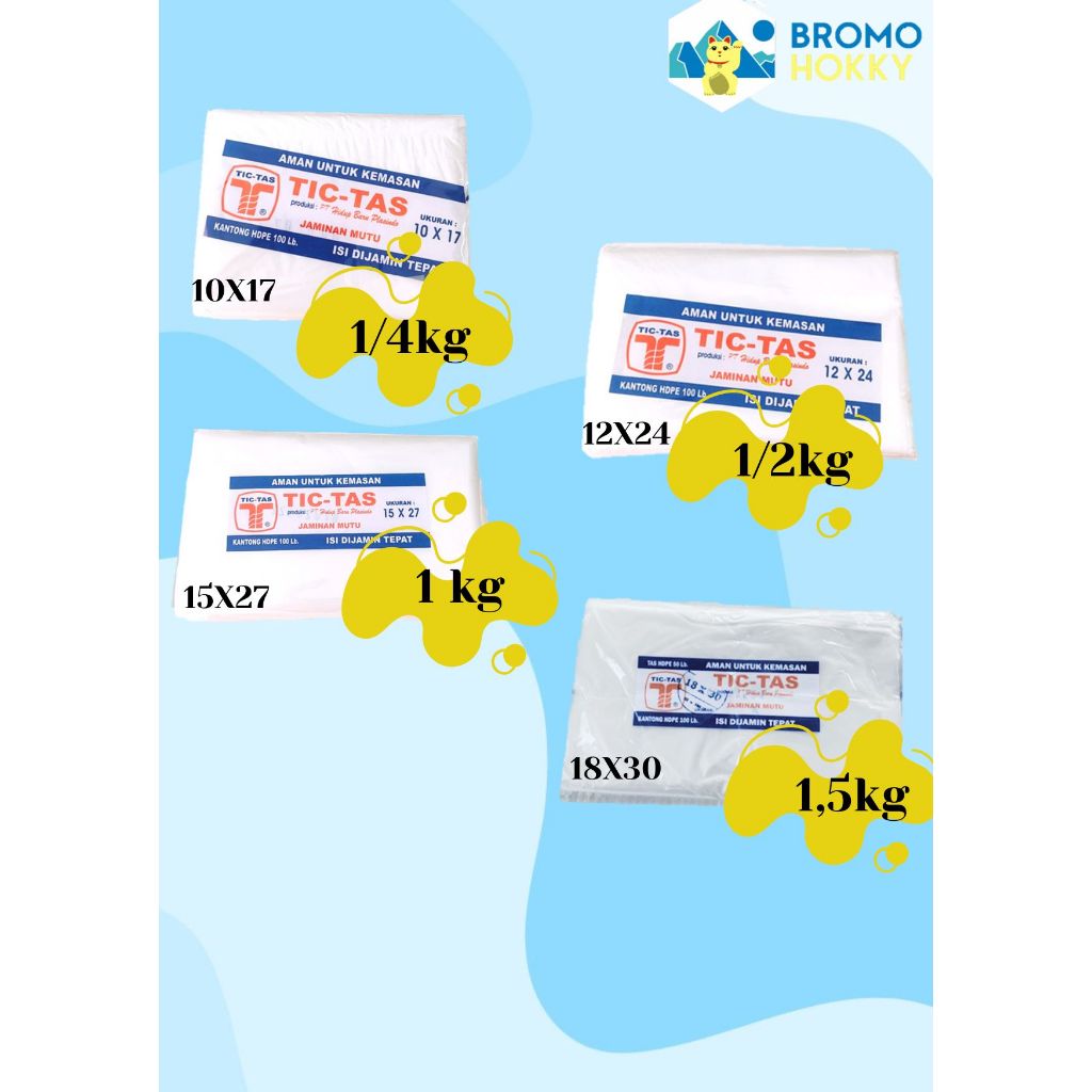 Plastik HDPE tic tas