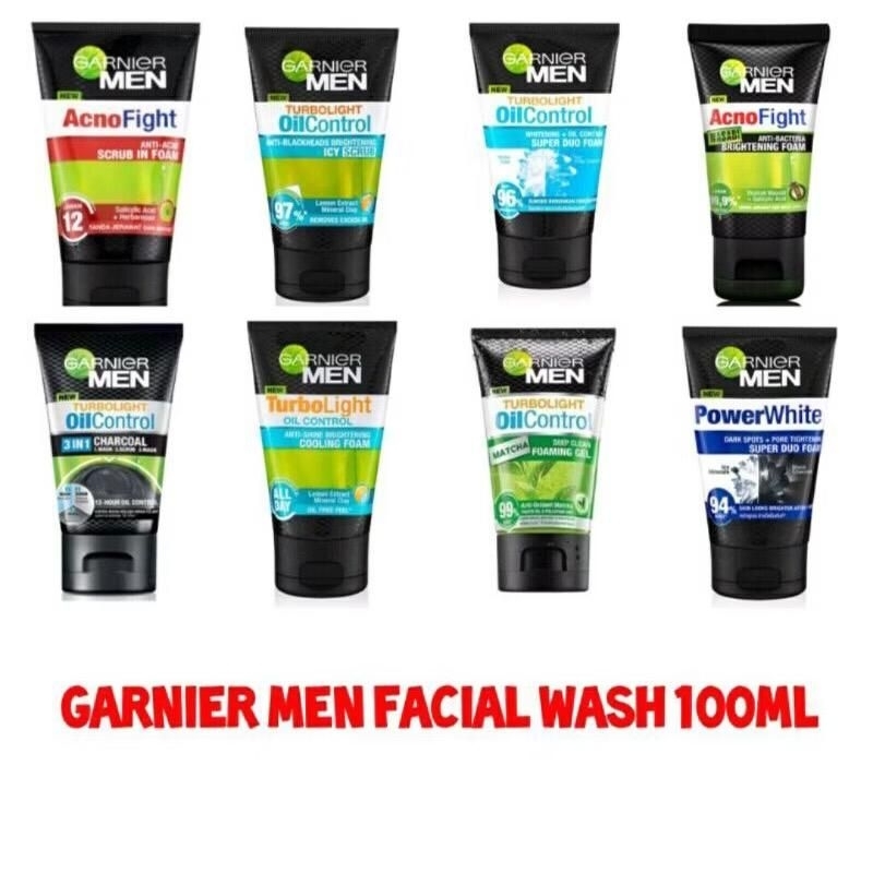 GARNIER MEN face wash / sabun cuci muka pria 50 ml