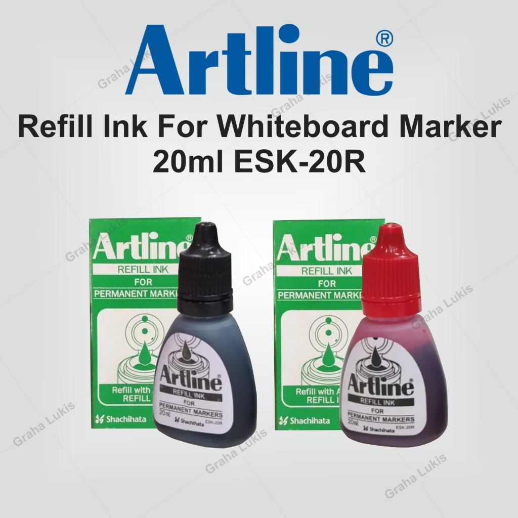 

ARTLINE Refill Ink / Tinta Isi Ulang For Permanent Marker Botol Plastik 20 ml ESK-20R