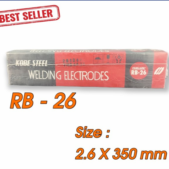 Kawat las Kobe Steel RB- 26 / kawat las Listrik 1 Kg