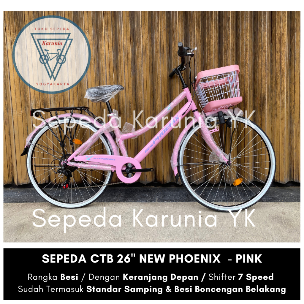Sepeda CTB New Phoenix 26" Inch - Citybike 7 SPEED