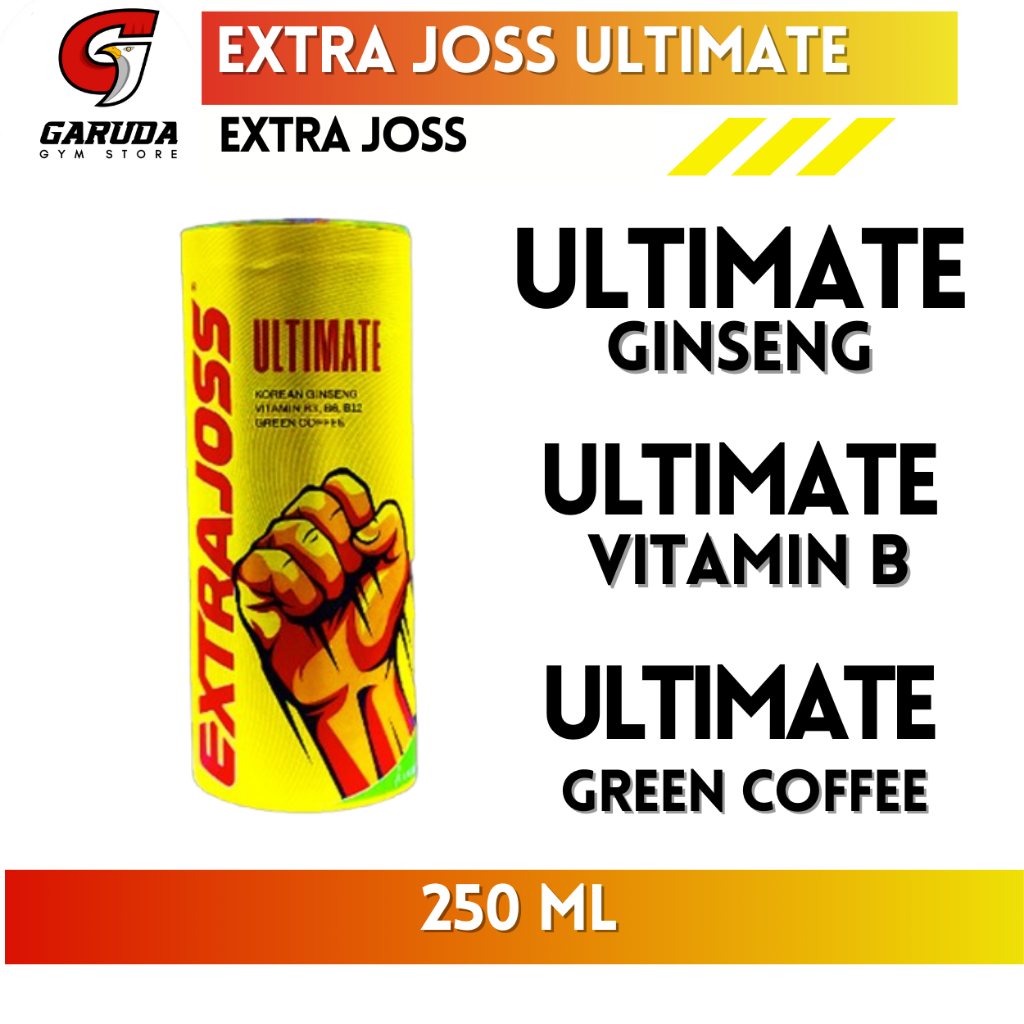 

Extra Joss Ultimate Energy Drink 250ml with Green Coffee Bean Taurine