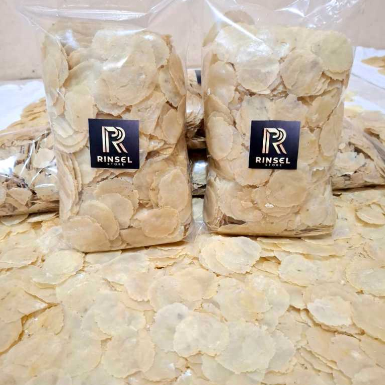 

emping melinjo mentah super tipis kering pasar (5 kg) asli khas Limpung (sp) kecil 1 biji