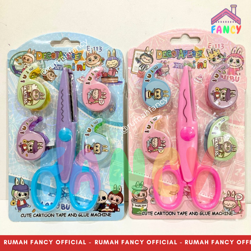 

STUDY SET GUNTING ZIGZAG E 113 / PAKET ALAT TULIS LABUBU / PAKET GUNTING ZIG ZAG LABUBU CUTE MURAH UNIK