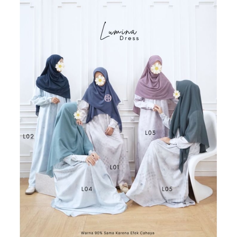 PELANGI HIJAB Gamis Lumina Dress (only dress)