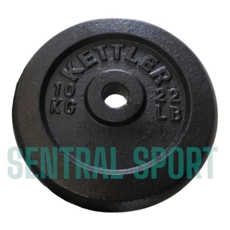 Plat Beban Barbel / Piringan Pemberat Barbel Kettler Ori 2.5kg 5kg 10kg