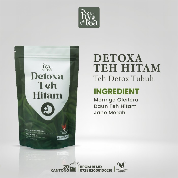 

Teh Hitam Detoxa bytea Bantu Mendetox Tubuh Teh Celup Alami