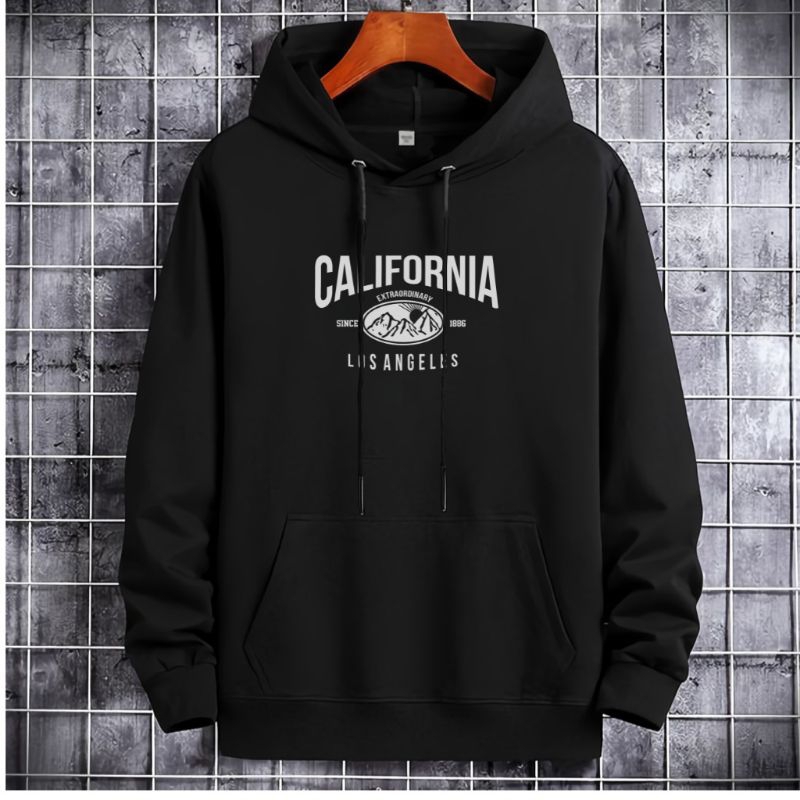 Hoodie simple Pria/Wanita keren terbaru California