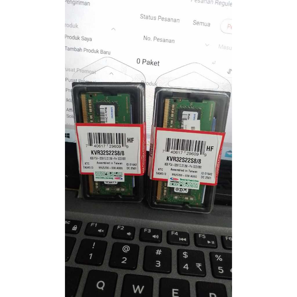 RAM 8GB DDR4 samsung sodim