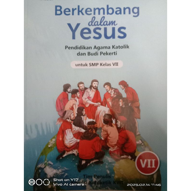 buku pelajaran agama katolik berkembang dalam Yesus untuk SMP kelas 7