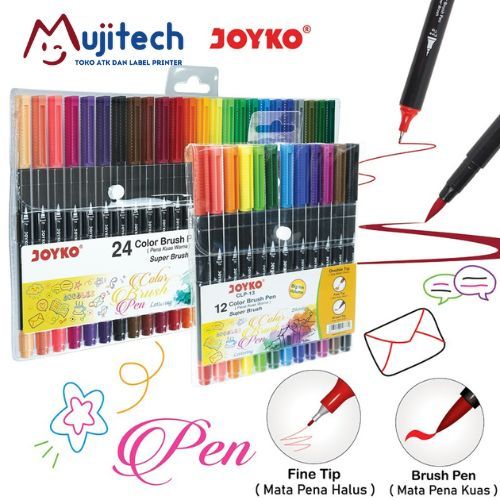 

COLOR BRUSH PEN PENA KUAS WARNA JOYKO CLP 13