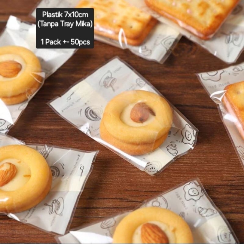

Plastik 7x10cm | Plastik cookies | Plastik kue | Plastik nastar | Kemasan kue | Plastik packaging