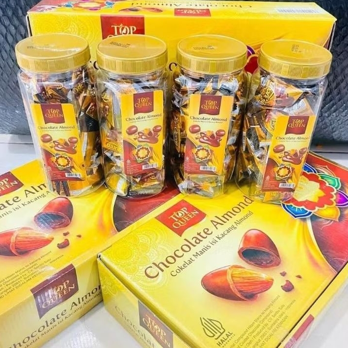 

TOP QUEEN CHOCOLATE ALMOND ISI 40 PCS