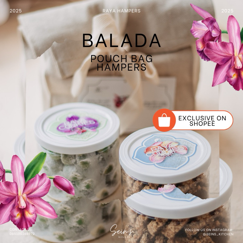 

BALADA - POUCH BAG HAMPERS | PAKET LEBARAN EID 2025 SEIN'S KITCHEN