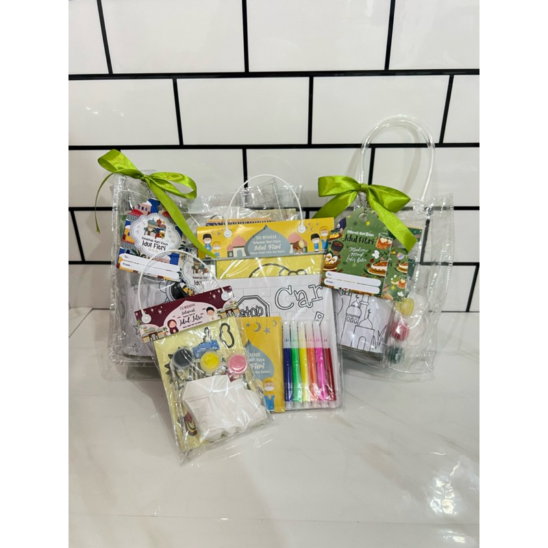 Hampers Lebaran / Hampers Anak / Souvenir Anak - DIY (do it yourself) Kit - Painting Kit