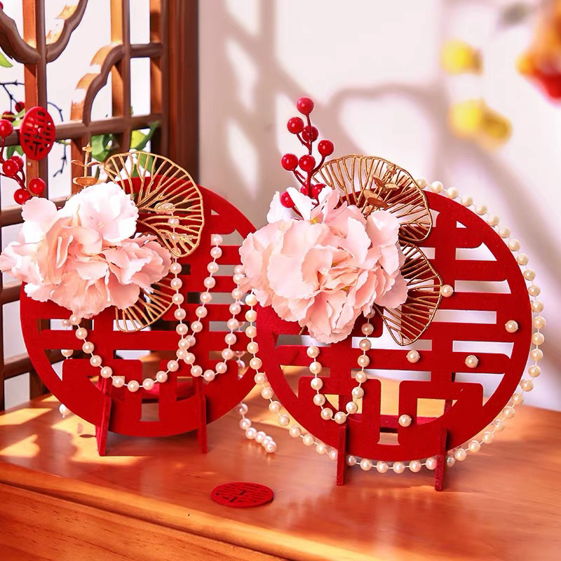 [ Stellar Official ] hiasan sangjit shuangxi hiasan sangjit import hiasan meja hiasan pernikahan dek