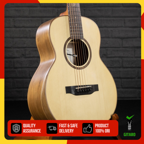 Gitar Akustik Elektrik Junior CRAFTER MINO Solid Black Walnut Korea
