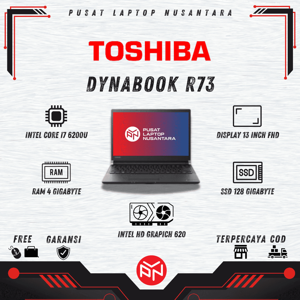 Laptop Toshiba Dynabook R73