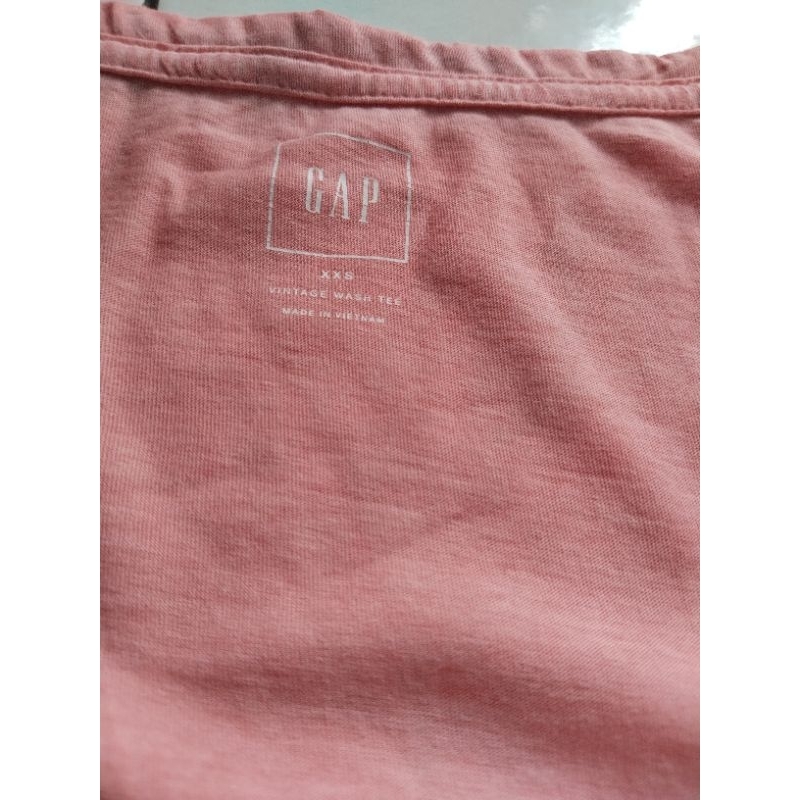 Kaos Ori/ T-Shirt Original Gap V neck
