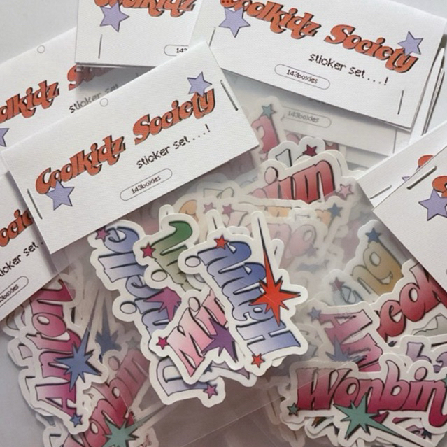 

(ready stock) Coolkidz Society sticker group by 143boxies
