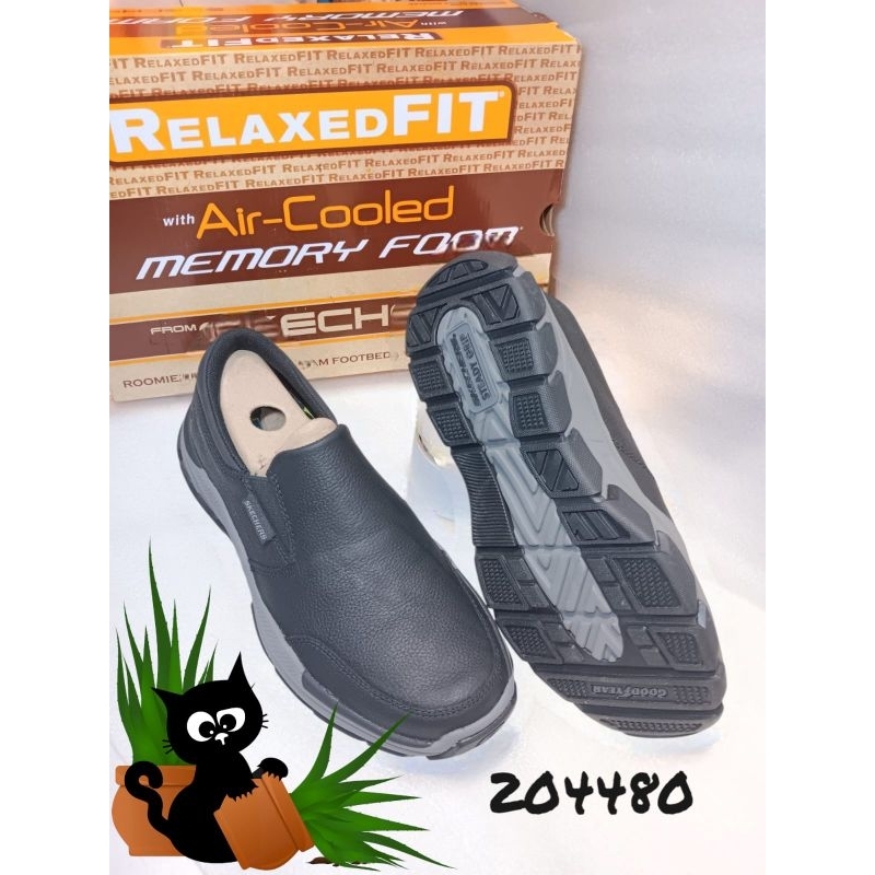 Promo  Sepatu Skechers Pria Respected Calum - sepatu Skechers 204480 -Skechers Original murah - sepa