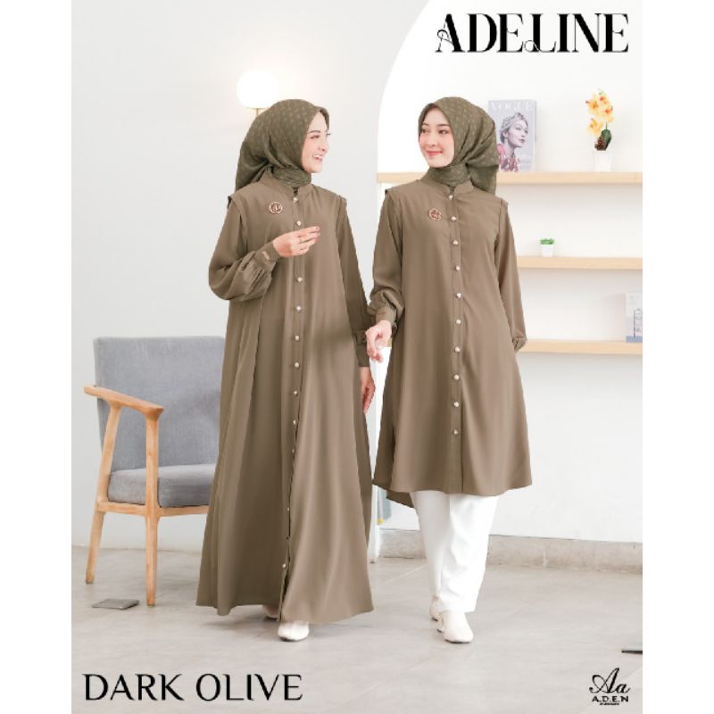 Adeline dress dan tunik by Aden hijab