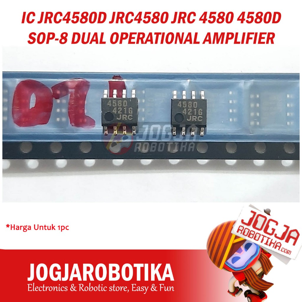 IC JRC4580D JRC4580 JRC 4580 4580D SOP-8 Dual Operational Amplifier