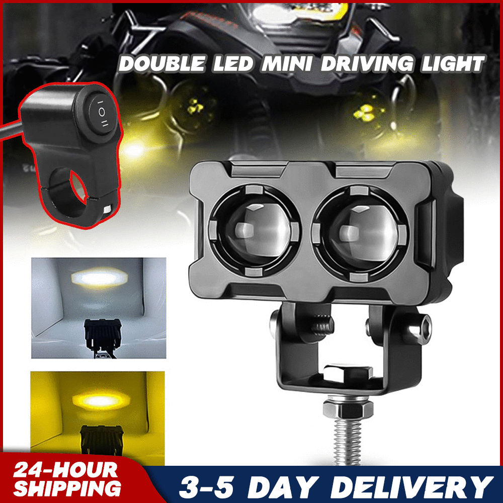 Lampu Tembak Sorot LED Laser 2 Mata/Lampu Sorot Led/Lampu Tembak SQL 2 Mata Polos Super Terang/Lampu