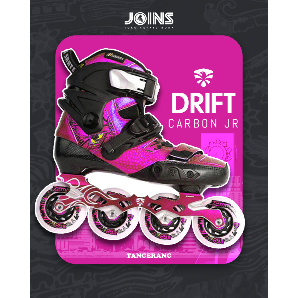 SEPATU RODA FLYING EAGLE DRIFT JR PINK FANTA