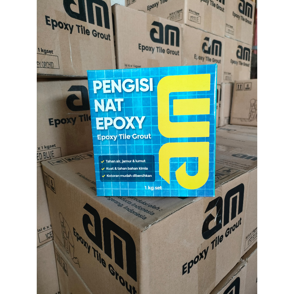 Semen Nat  Tile Grout Semen Perekat Mosaic dan Keramik AM  Semen Nat Epoxy AM 55