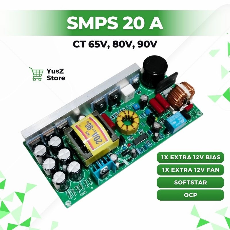SMPS 25A CT 90VDC For Audio Power supply unit Custom