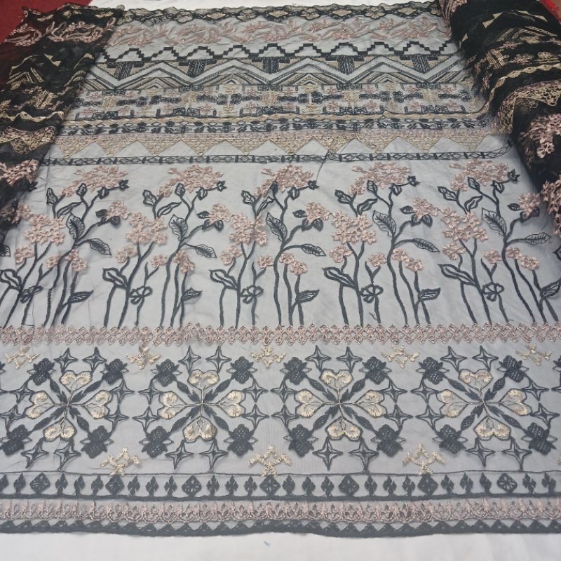 Kain Tile sapto garden/Tile garden motif sapto/Tile etnik garden