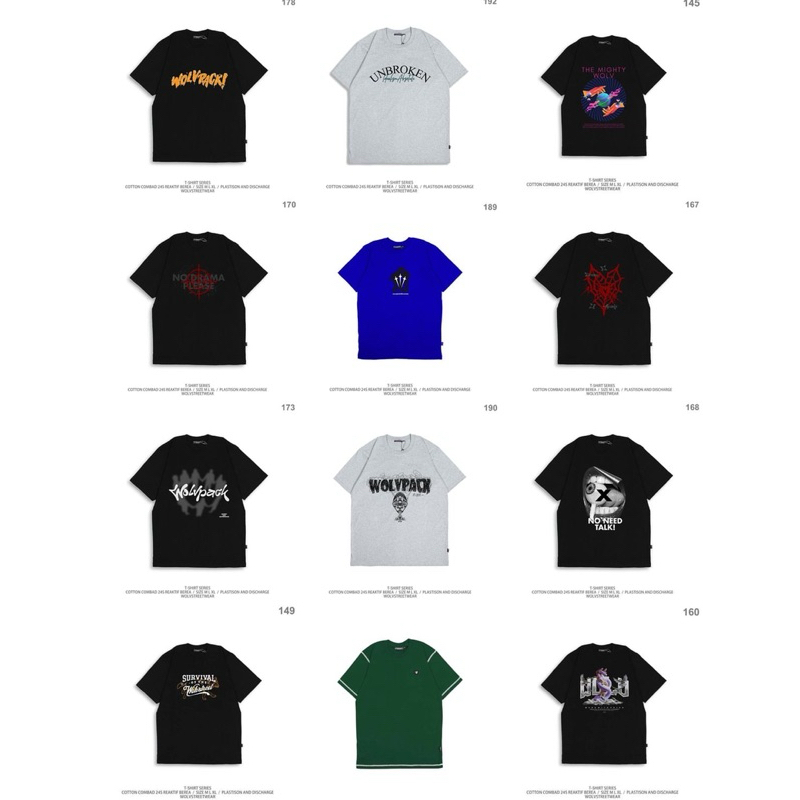 KAOS WOLV ORIGINAL GROSIR RESELLER DROPSHIP KAOS PENDEK PRIA TERLARIS TERMURAH