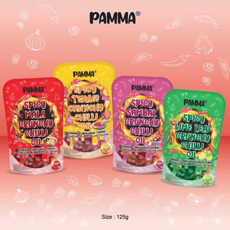 

Minyak Cabai Rasa Terasi Lv30 125g PAMMA