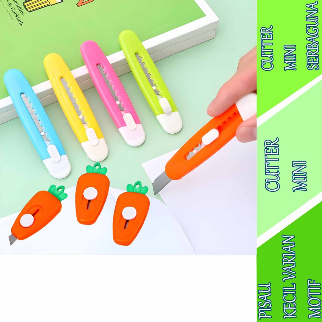

Cutter Mini Serbaguna - Cutter Mini - Pisau Kecil Varian Motif - 1pcs