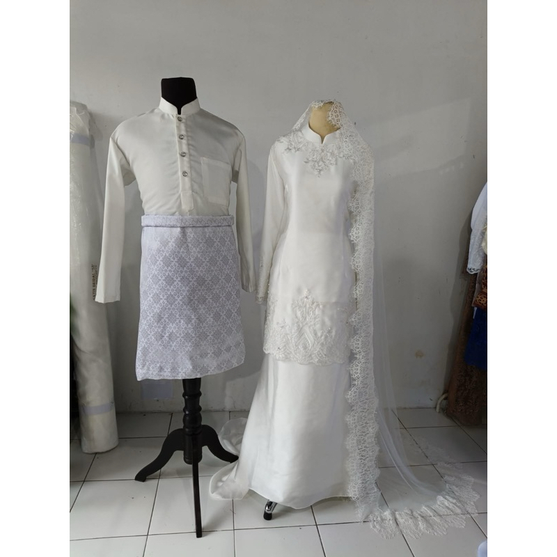 gaun pengantin muslimah Malaysia melayu gaun walimah gaun akad