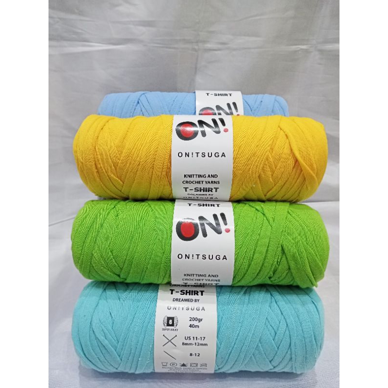 Benang T-shirt Onitsuga/Benang Kaos Onitsuga/Benang Rajut T-shirt Onitsuga