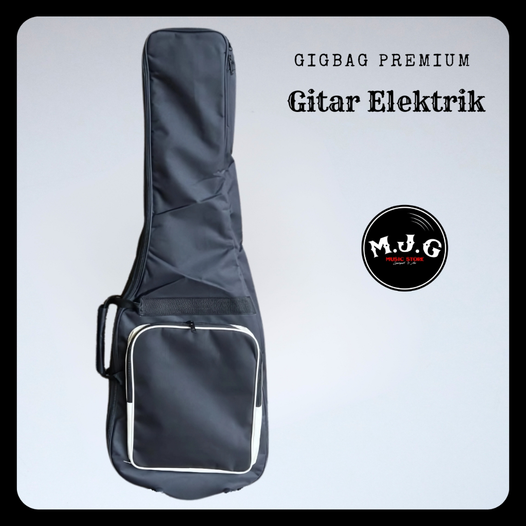 tas case semi hardcase gigbag gitar elektrik tebal berkualitas