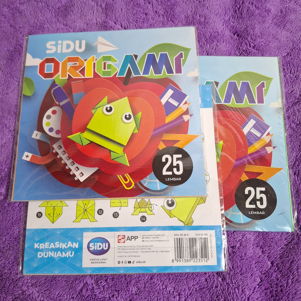 

Kertas Lipat Origami Sinar Dunia SIDU 12 x 12 25 lembar
