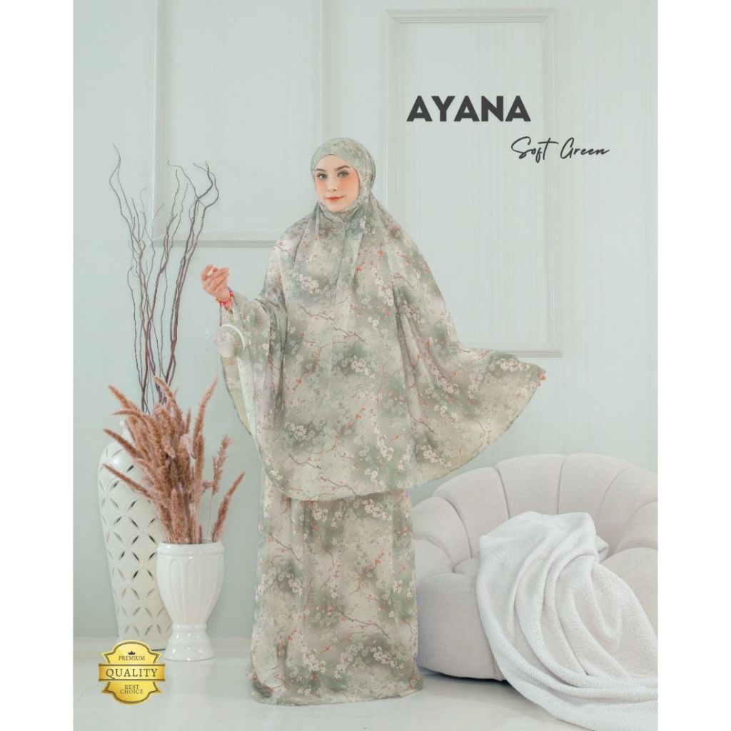 Mukena Traveling Mini Pouch Premium - Mukena Parasut Traveling Mini Pouch | Mukena AYANA