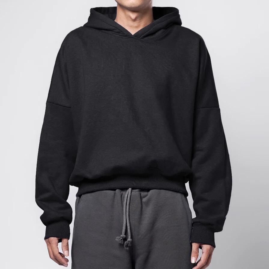 Vesser Heavyweight Boxy Crop Hoodie 300 Gsm