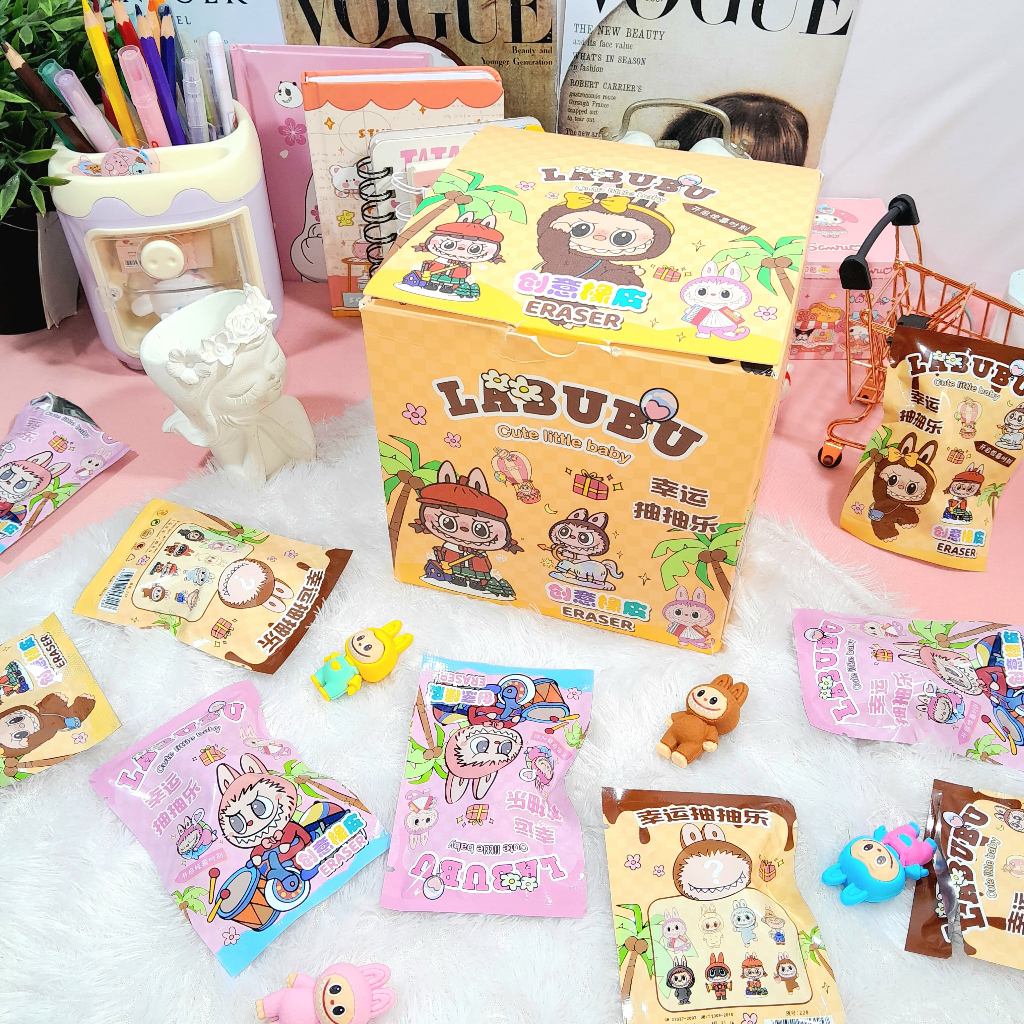 

Penghapus Mystery LABUBU Versi 2 Cute Lucu 1 PCS Favorit Anak Terlaris / Penghapus Misteri Bag Labubu V-2 Untuk 1 Piece Harga Termurah Alat Tulis Stationary Fancy Kekinian Kualitas Terbaik Bisa Grosir dan COD