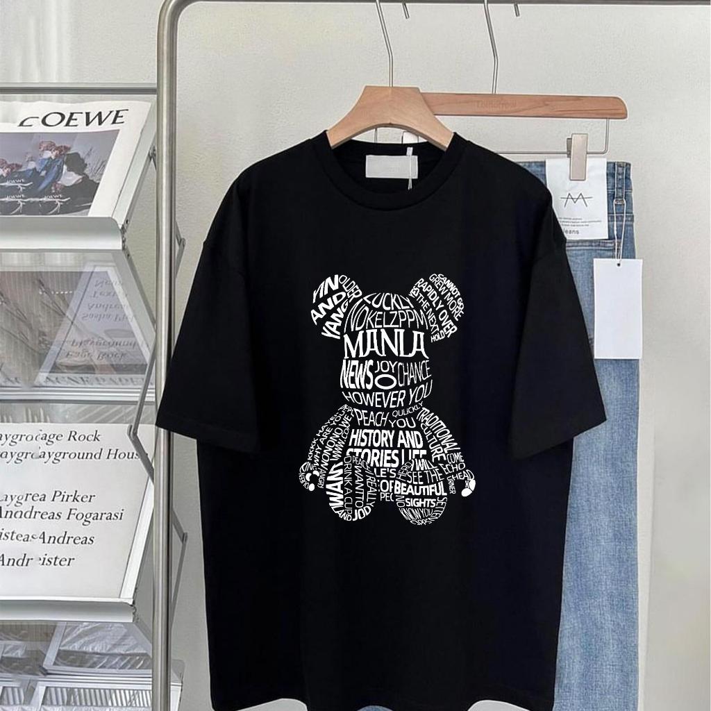 JKTee Kaos Oversize Unisex Premium – MANLA | Atasan Wanita Laki-Laki Loose-Fit Regular | Basic Vinta