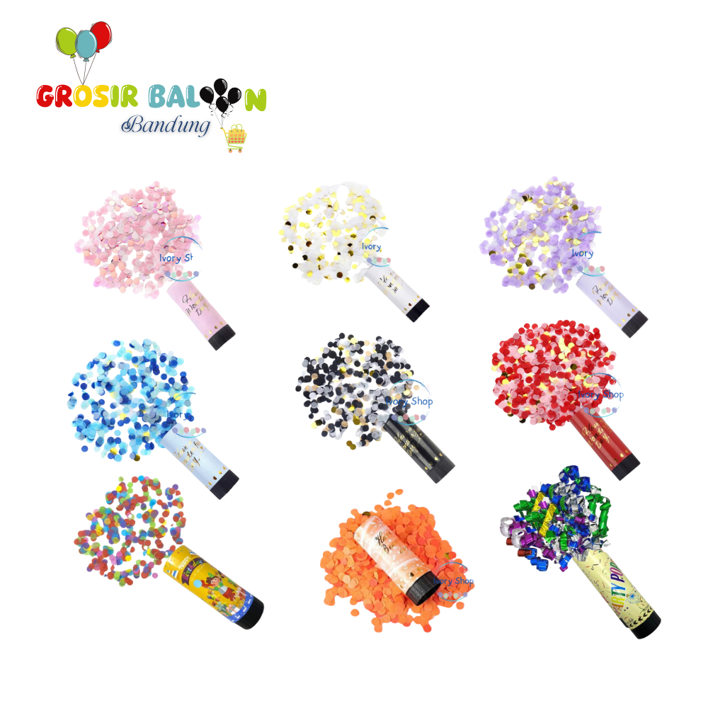 Party Popper Mini Confetti Soft Colour Confeti
