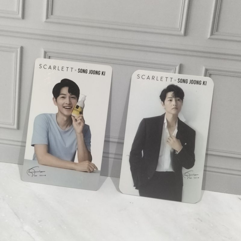 Scarlett Song Joong Ki Photocard Official