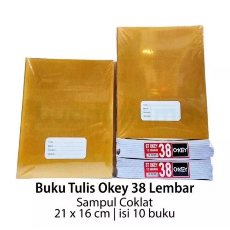 

1pak Buku Tulis Sampul Coklat
