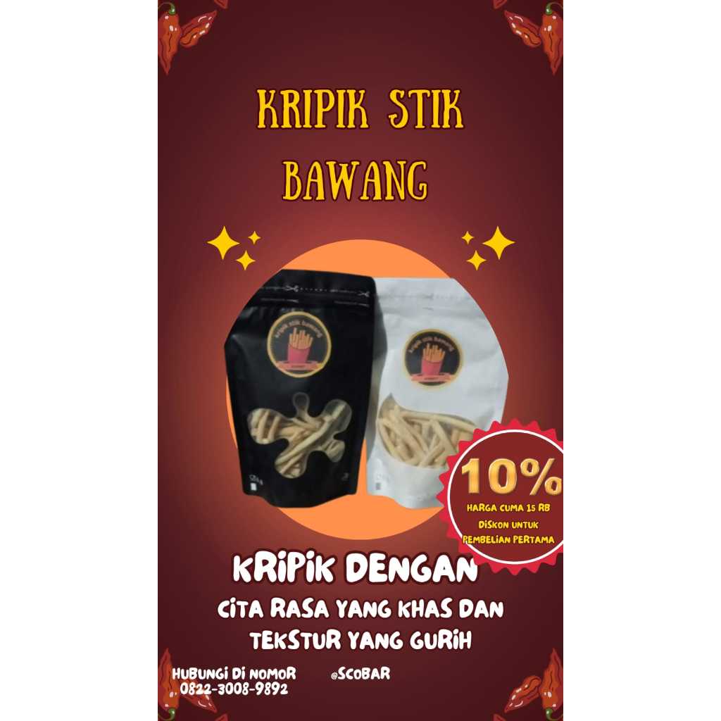 

Kripik stik bawang