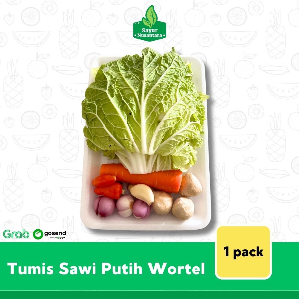 

Paket Tumis Sawi Putih Wortel Bakso 1 Pack - Sayur Nusantara